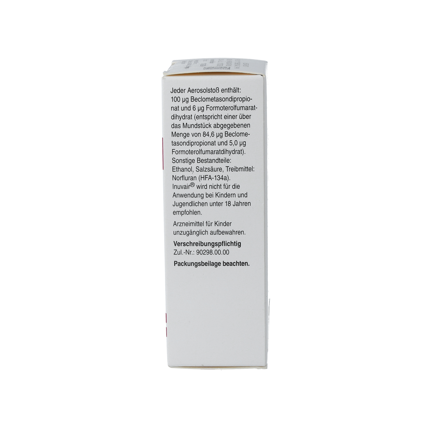 INUVAIR 100/6 μg 120 Hub Druckgasinhalat