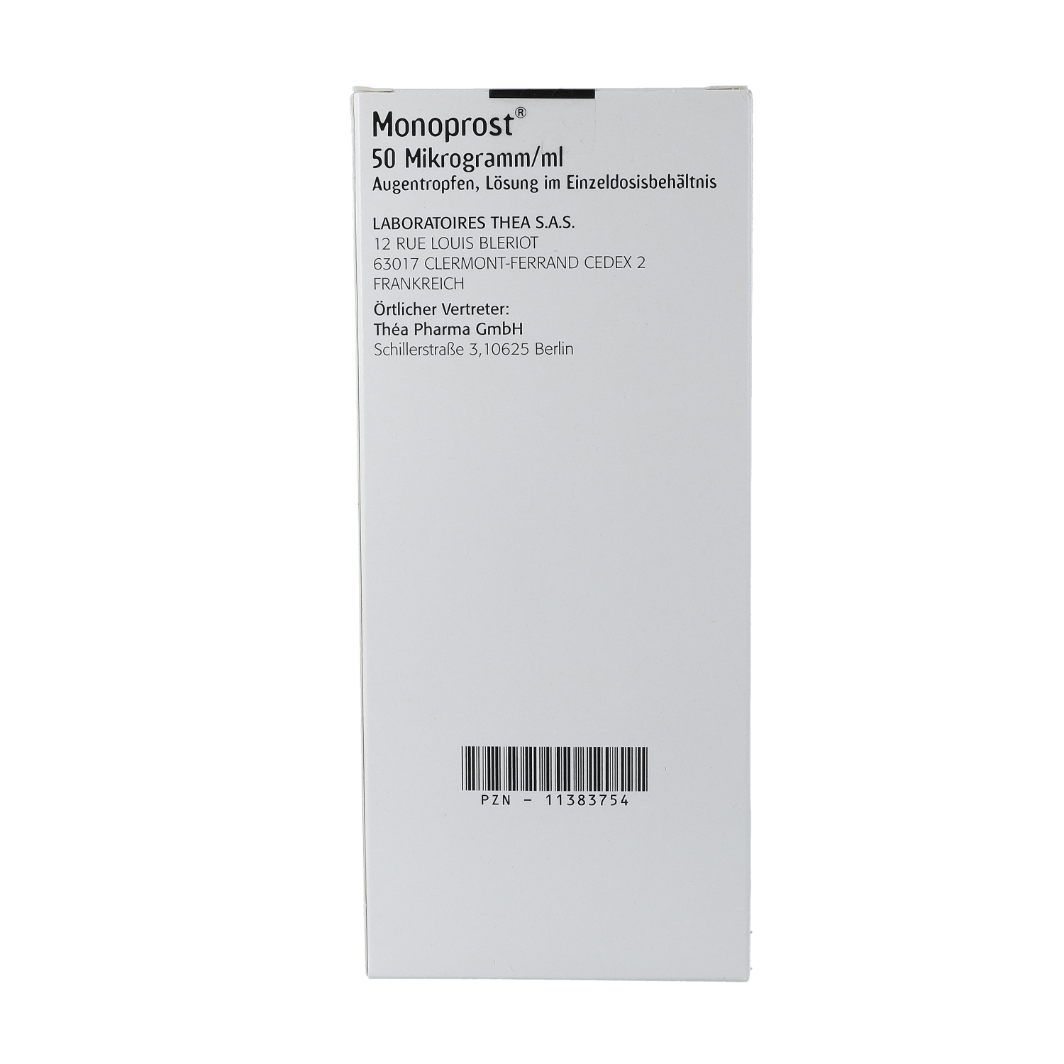 MONOPROST 50 Mikrogramm/ml Augentr.in Einzeldosen