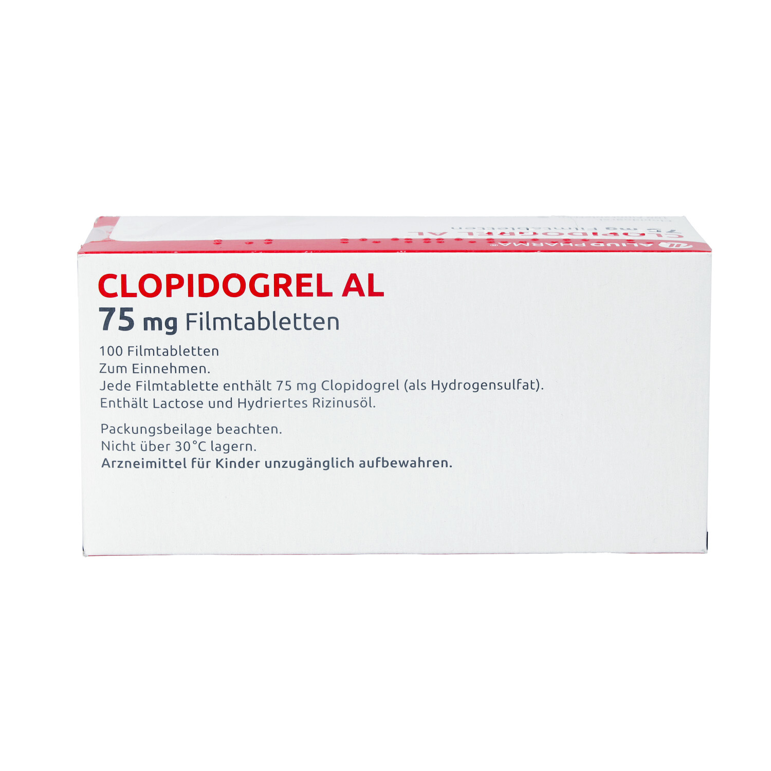 CLOPIDOGREL AL 75 mg Filmtabletten