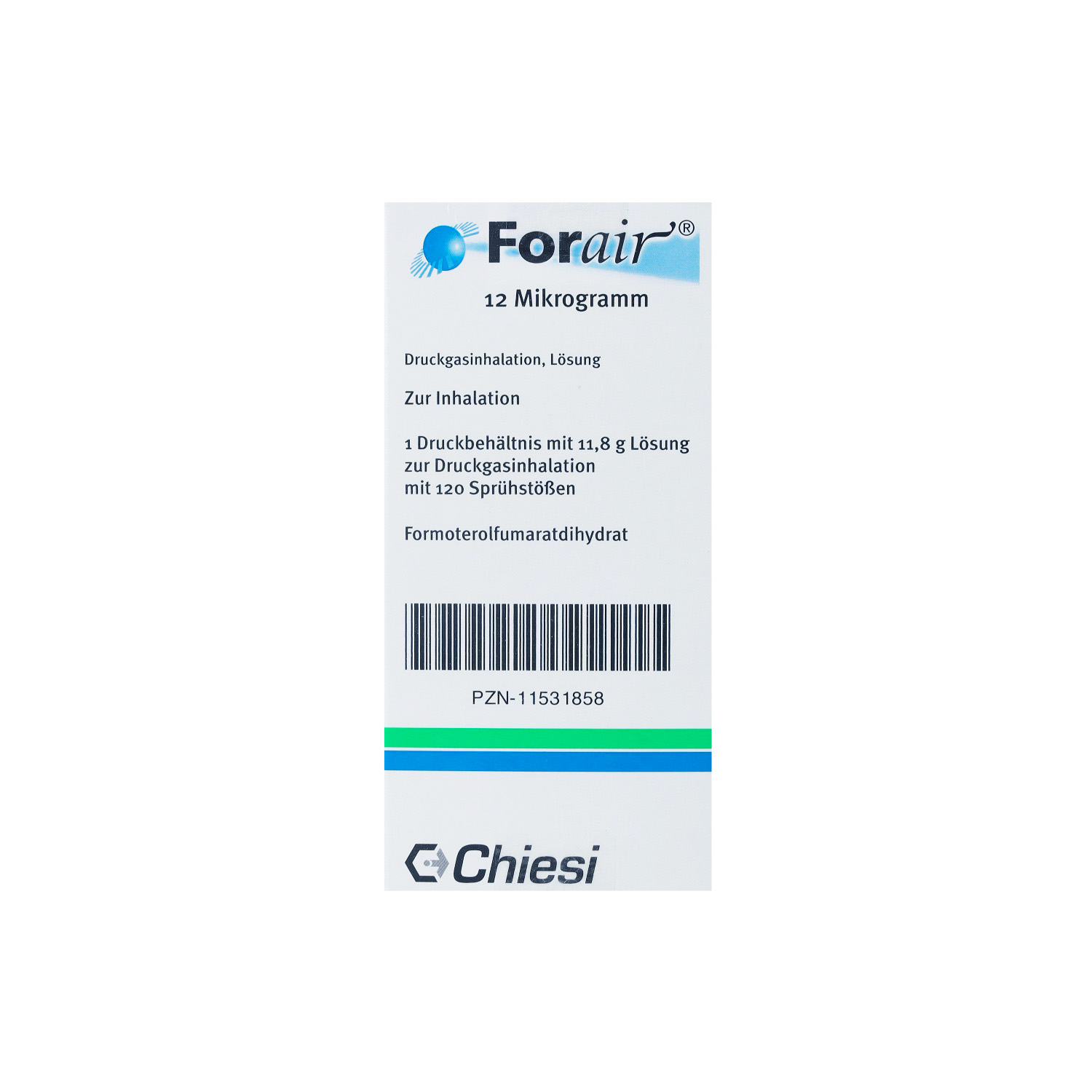 FORAIR 12 μg 120 Hub Dosieraerosol