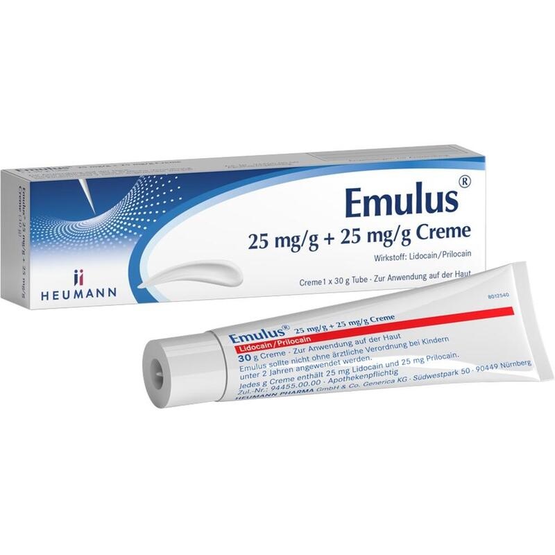 EMULUS 25 mg/g + 25 mg/g Creme