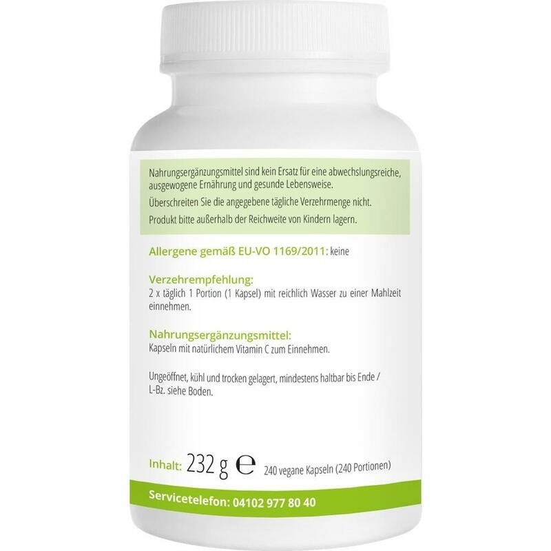 APORTHA natürliches Vitamin C vegetarisch Kapseln