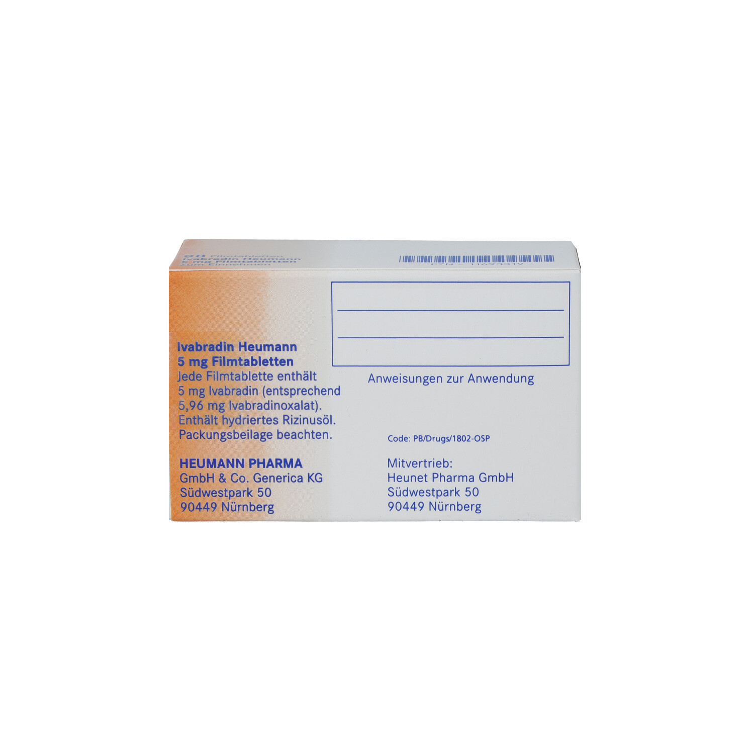 IVABRADIN Heumann 5 mg Filmtabletten
