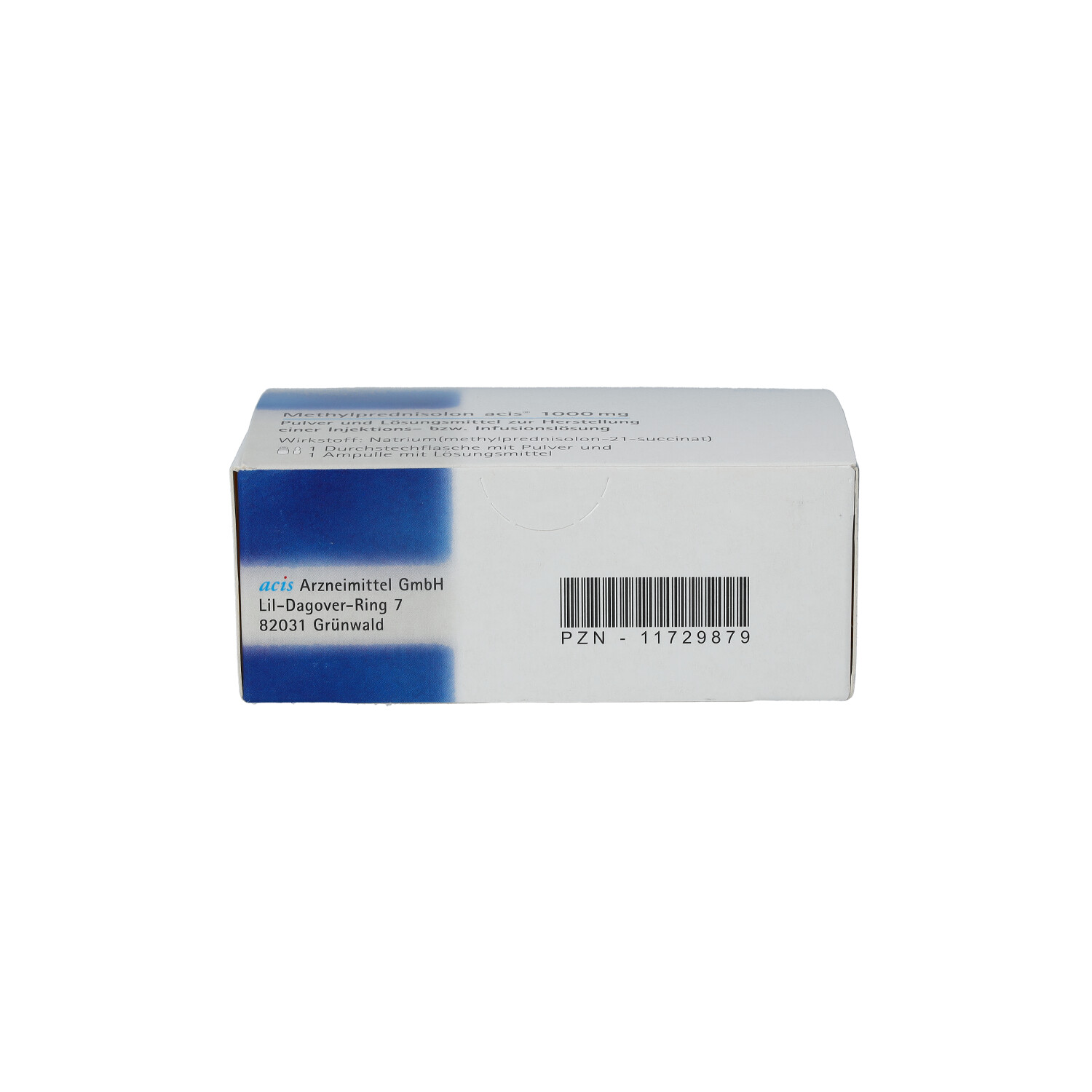 METHYLPREDNISOLON acis 1000 mg P.u.LM H.Inj/Inf.L.