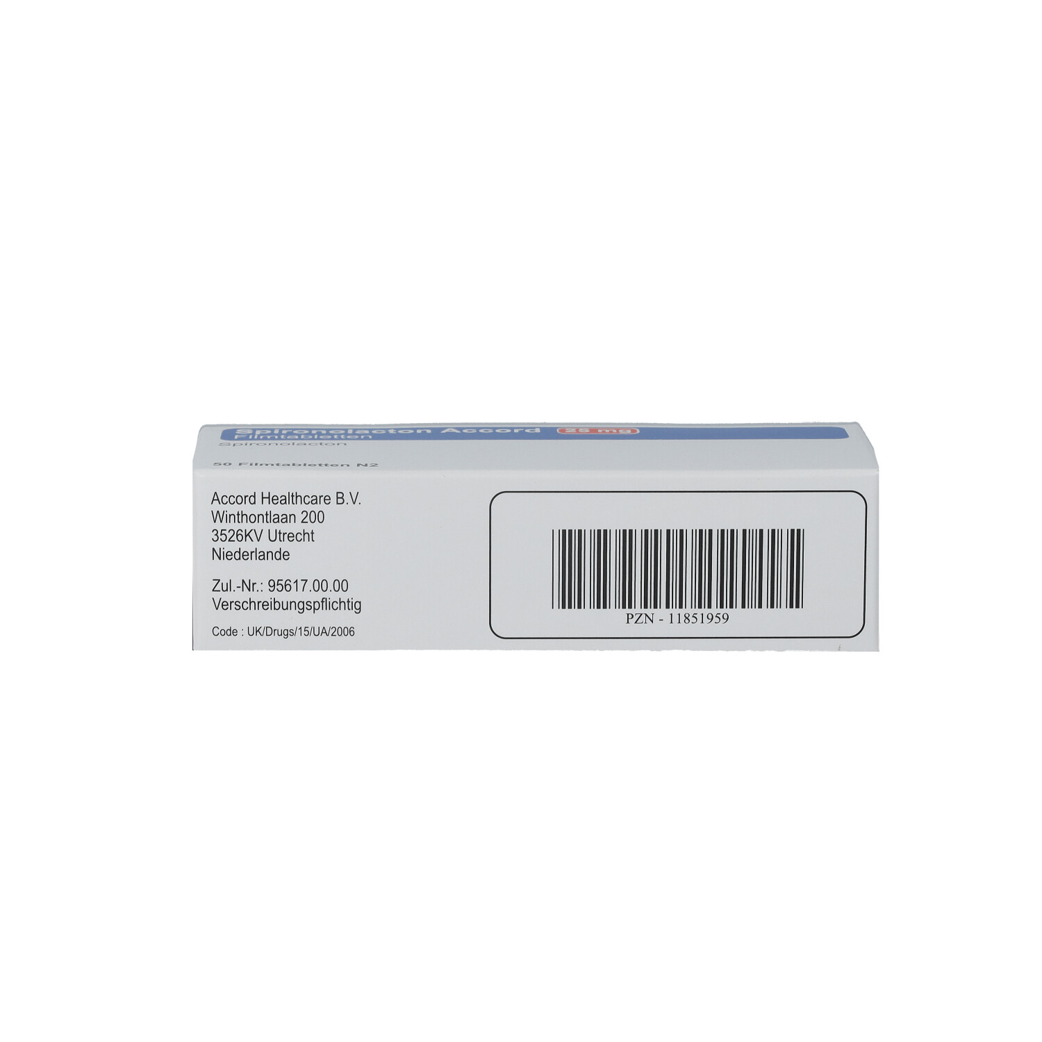 SPIRONOLACTON Accord 25 mg Filmtabletten