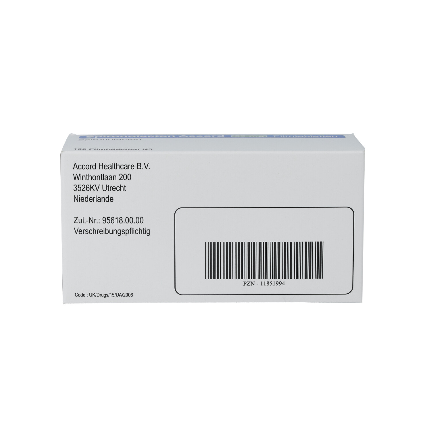 SPIRONOLACTON Accord 50 mg Filmtabletten