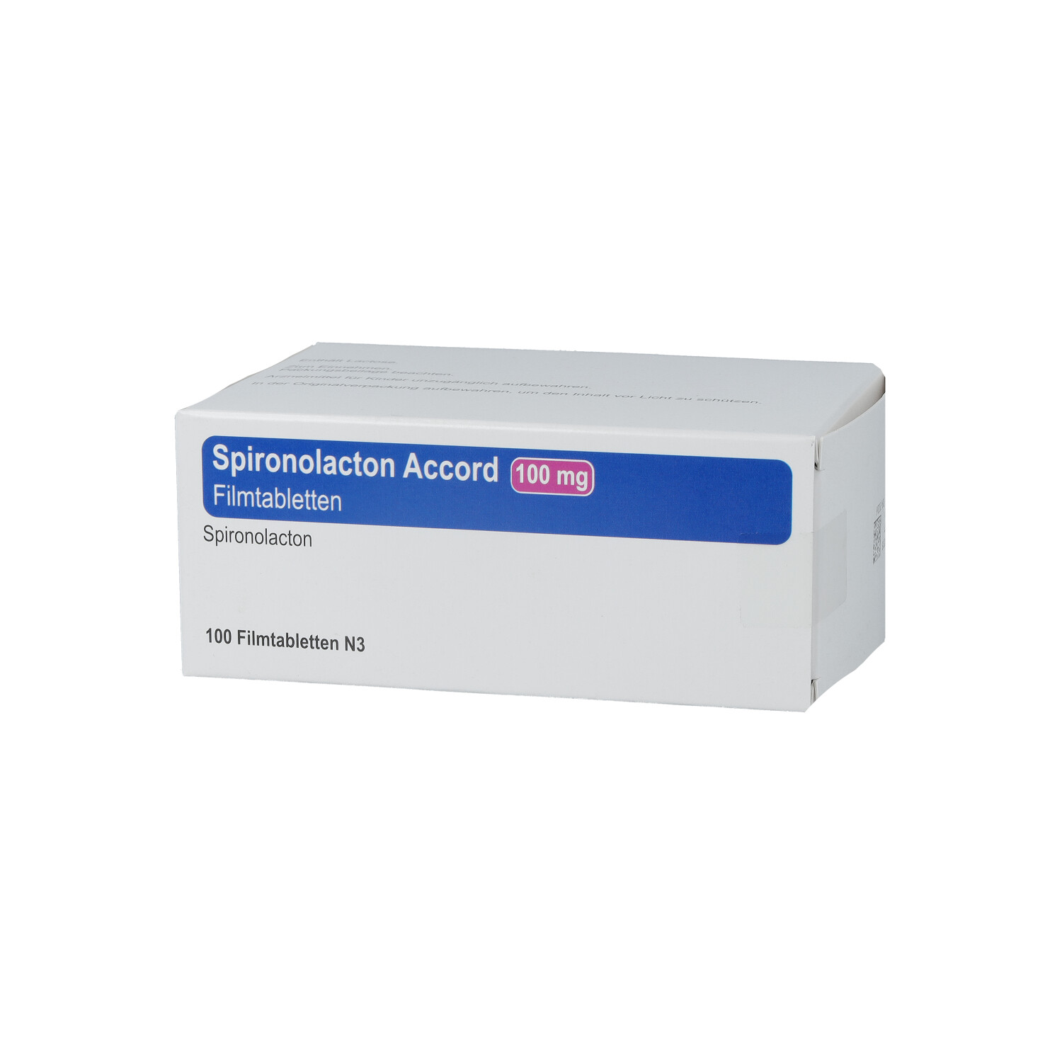 SPIRONOLACTON Accord 100 mg Filmtabletten