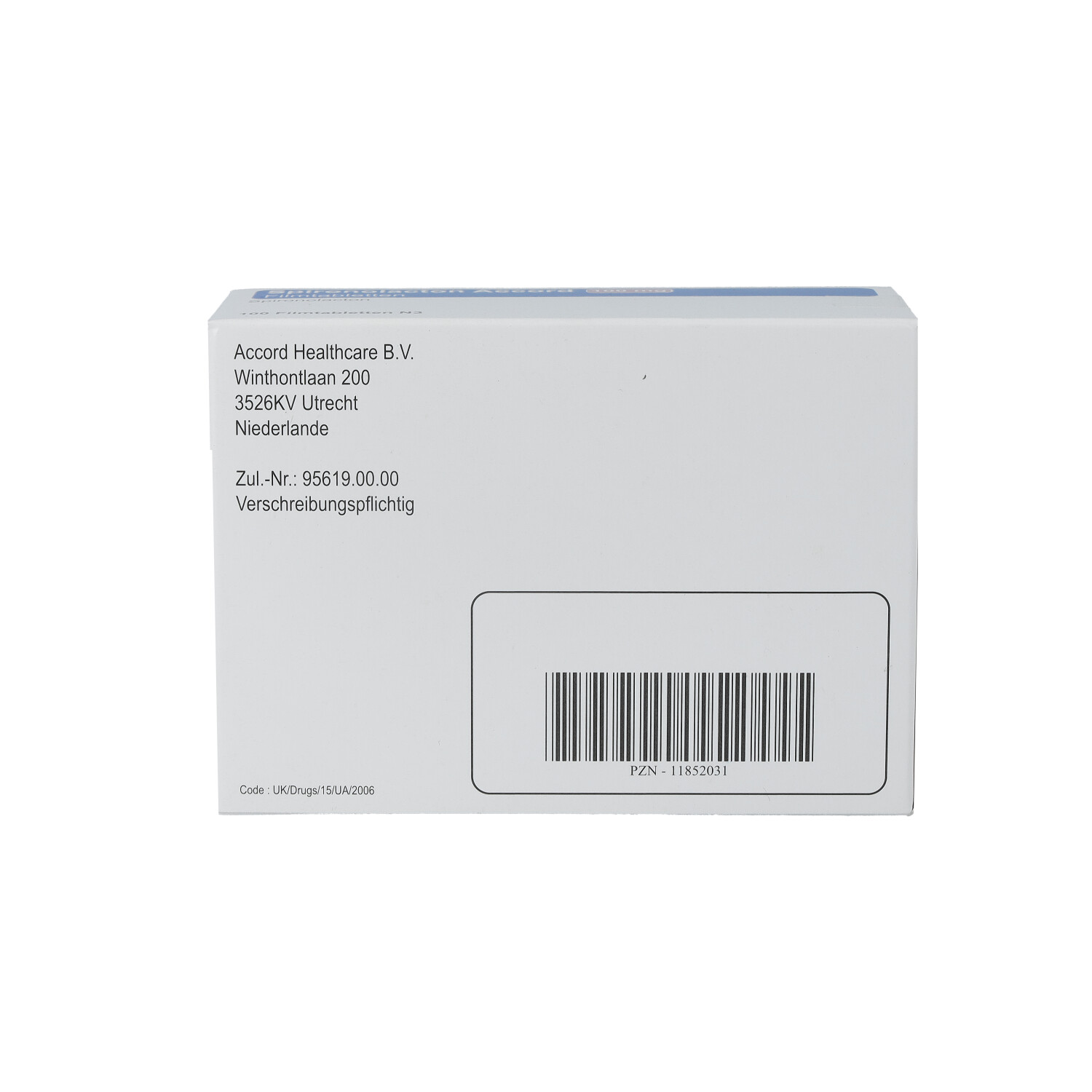 SPIRONOLACTON Accord 100 mg Filmtabletten