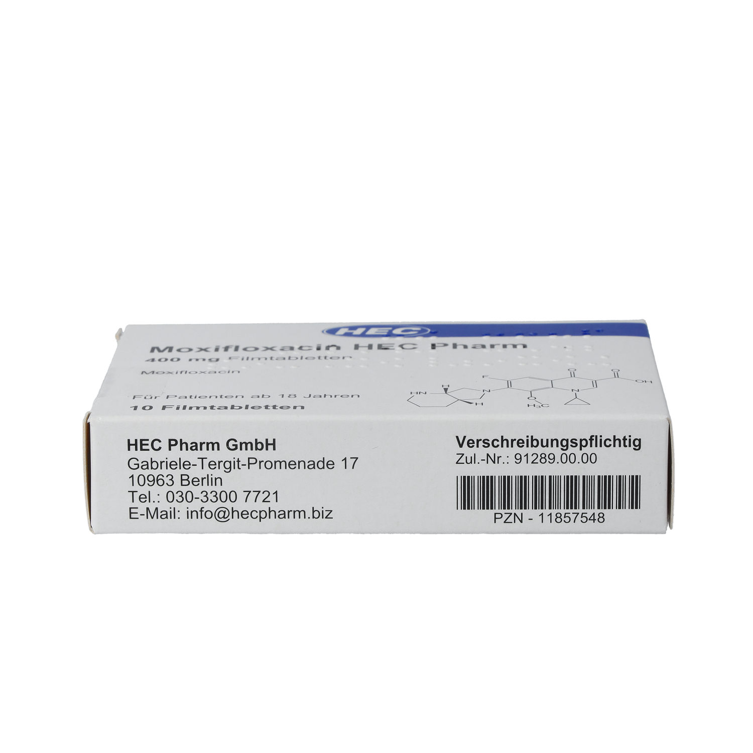 MOXIFLOXACIN HEC Pharm 400 mg Filmtabletten