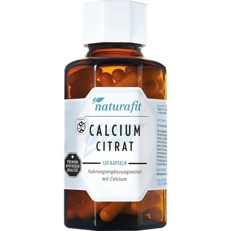 NATURAFIT Calcium Citrat Kapseln