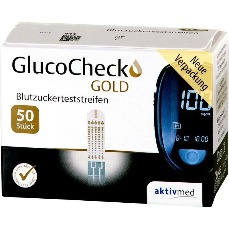 GLUCOCHECK GOLD Blutzuckerteststreifen