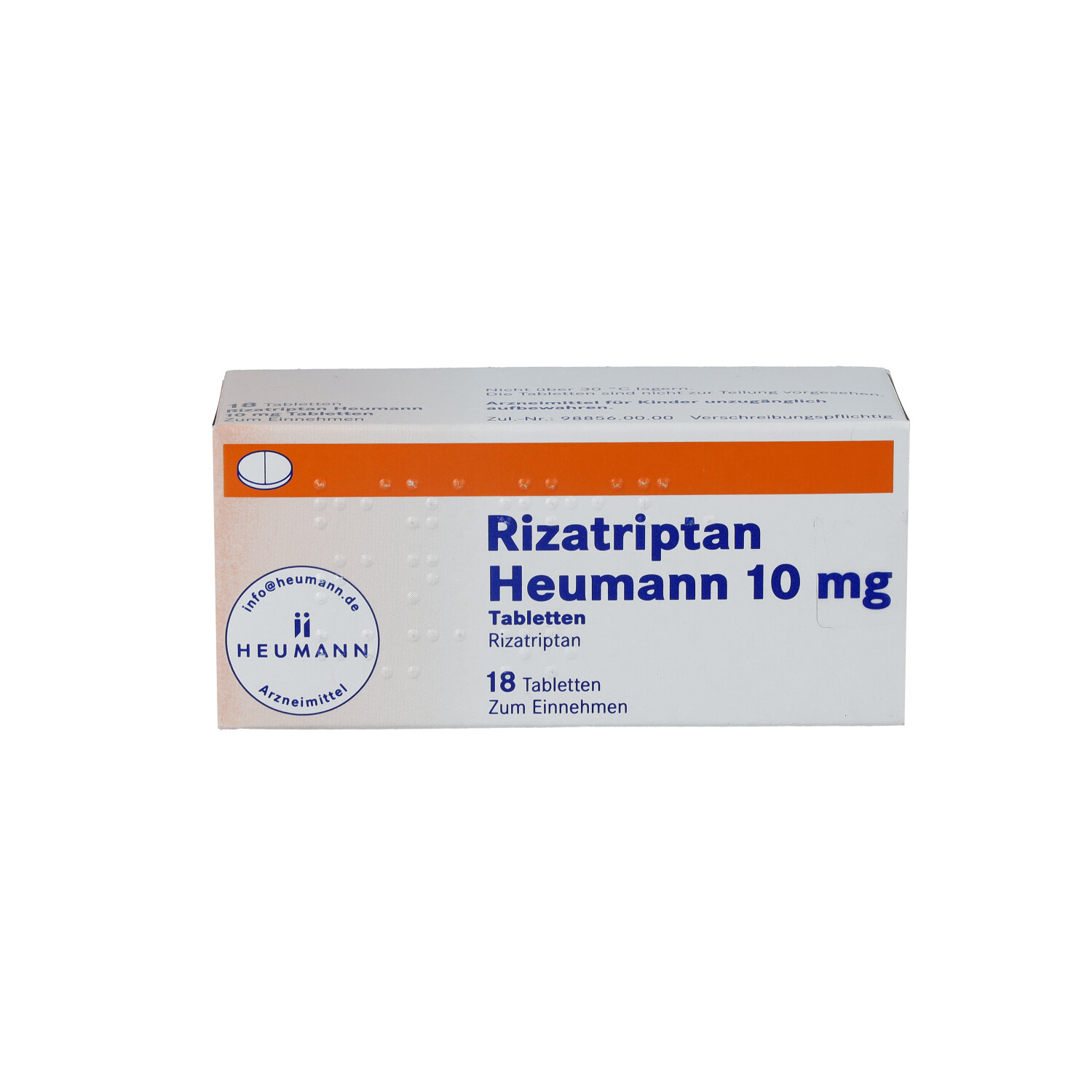 RIZATRIPTAN Heumann 10 mg Tabletten