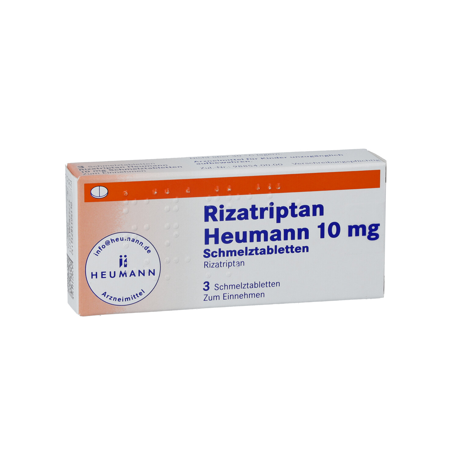 RIZATRIPTAN Heumann 10 mg Schmelztabletten