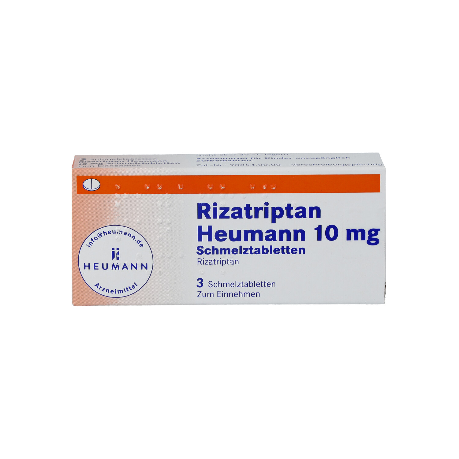 RIZATRIPTAN Heumann 10 mg Schmelztabletten