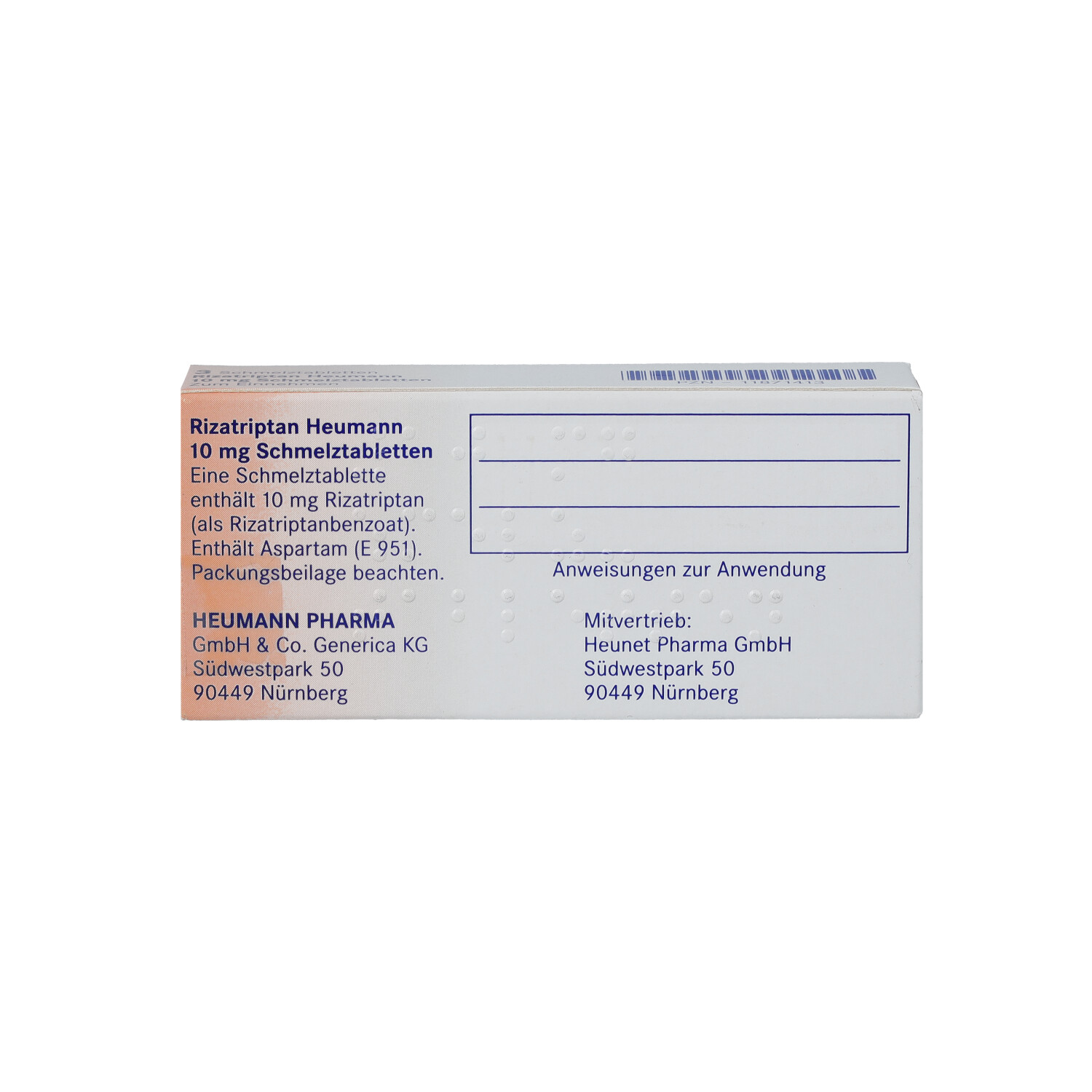 RIZATRIPTAN Heumann 10 mg Schmelztabletten