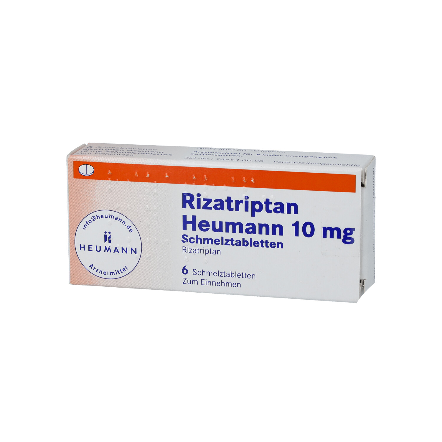 RIZATRIPTAN Heumann 10 mg Schmelztabletten