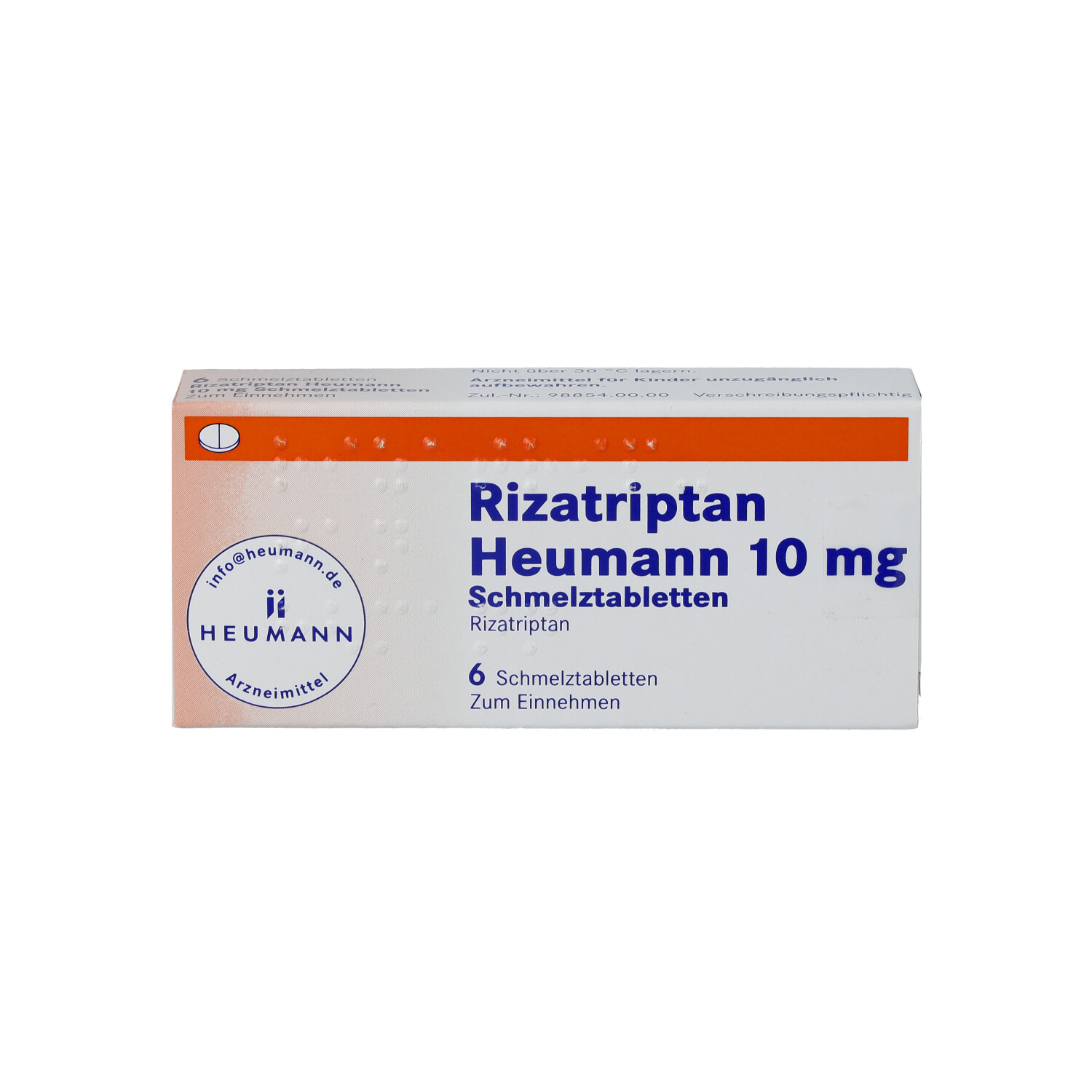 RIZATRIPTAN Heumann 10 mg Schmelztabletten
