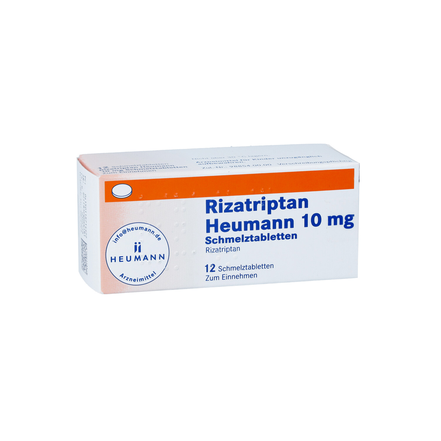 RIZATRIPTAN Heumann 10 mg Schmelztabletten