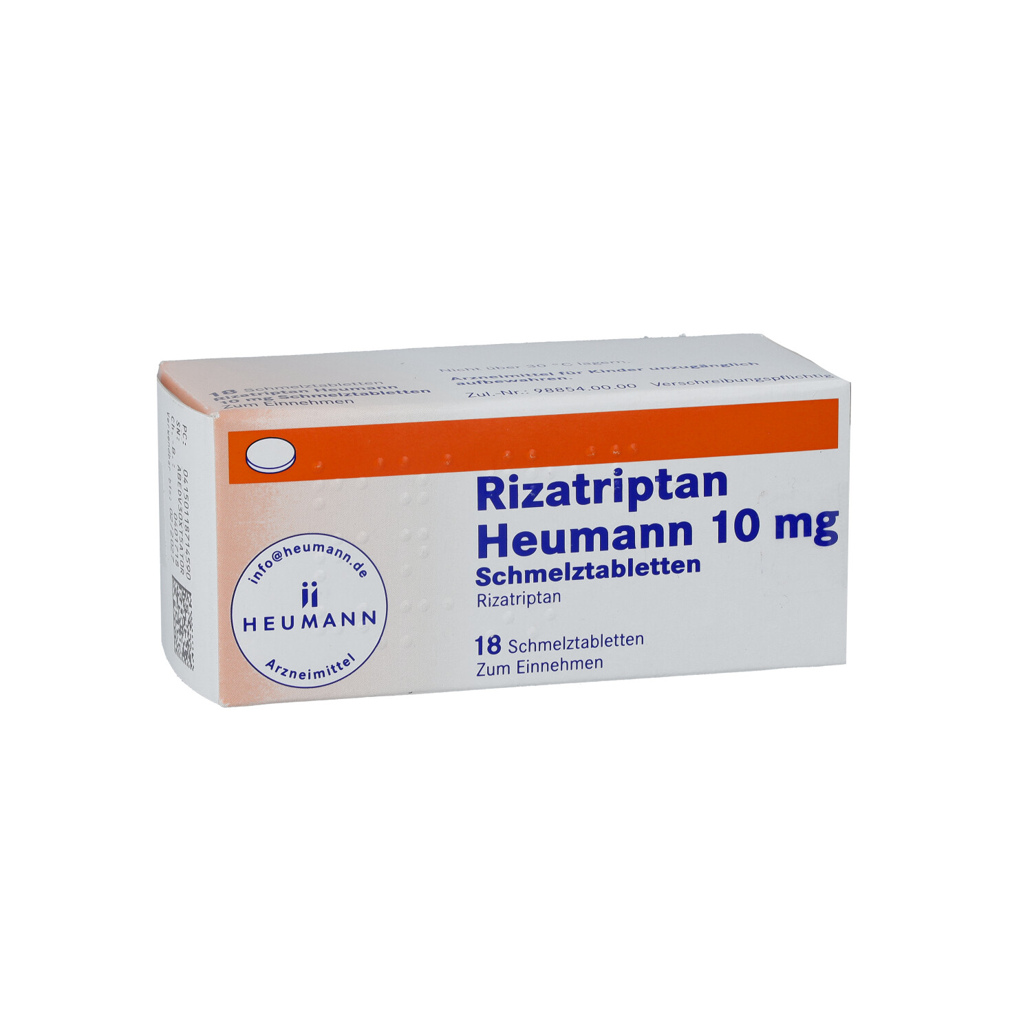 RIZATRIPTAN Heumann 10 mg Schmelztabletten