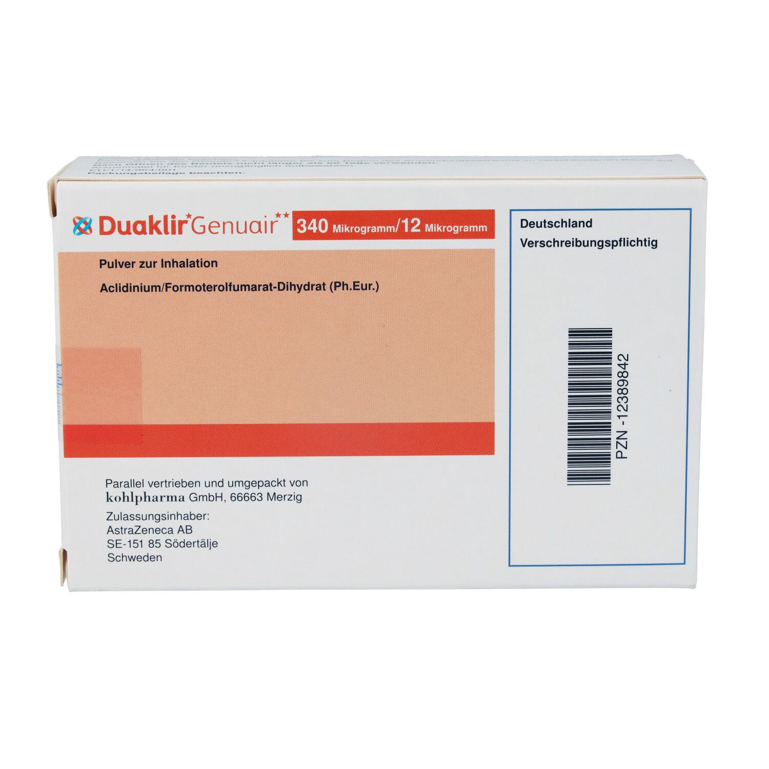 DUAKLIR Genuair 340 μg/12 μg Plv.z.Inhalation 60ED