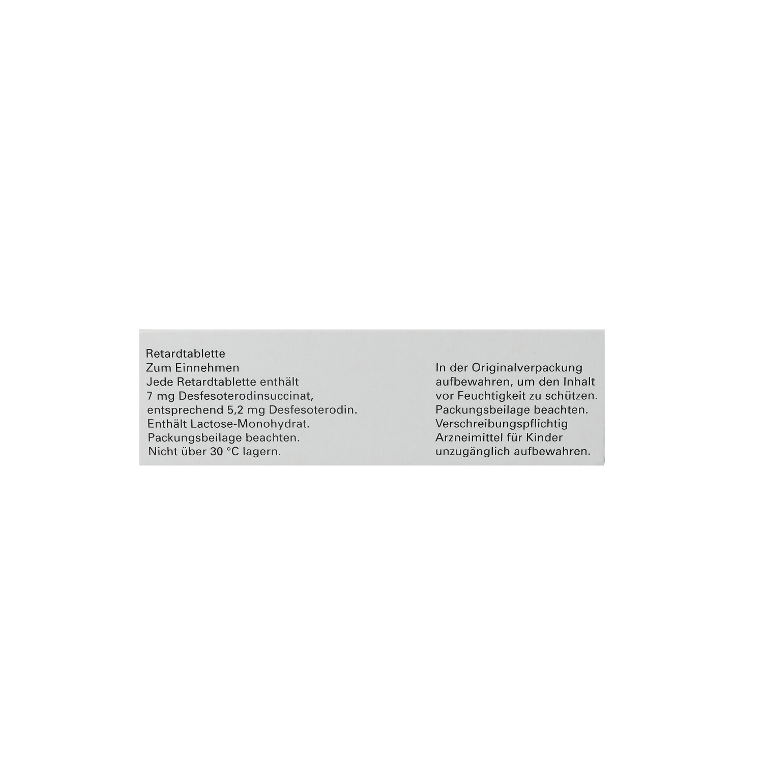 TOVEDESO 7 mg Retardtabletten