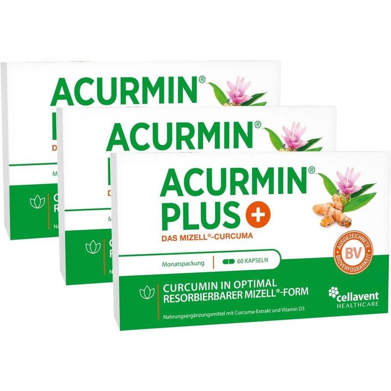 ACURMIN Plus Das Mizell-Curcuma Weichkapseln