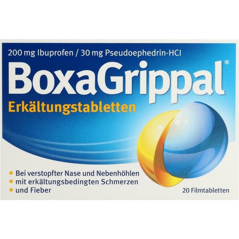 BOXAGRIPPAL Erkältungstabletten 200 mg/30 mg FTA