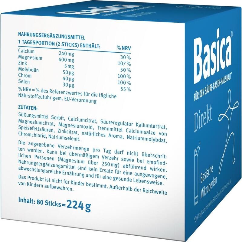 BASICA direkt Mikroperlen – Bei Müdigkeit & Übersäuerung der Muskeln