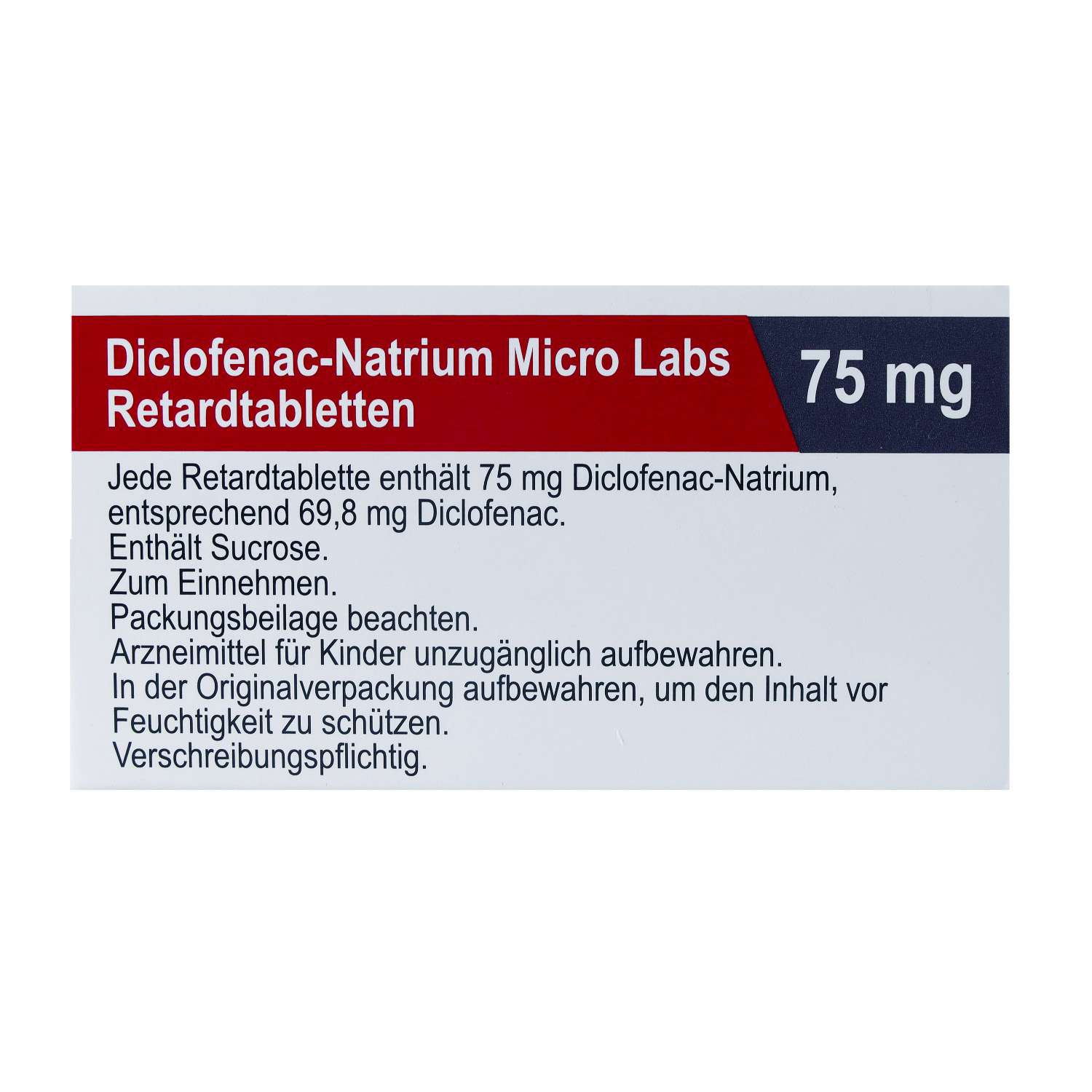 DICLOFENAC Natrium Micro Labs 75 mg Retardtabl.
