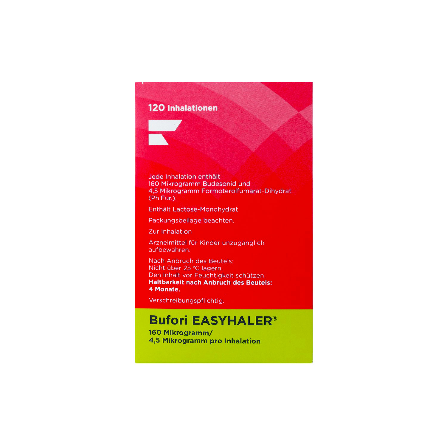 BUFORI Easyhaler 160/4,5 μg/Dosis 120 ED