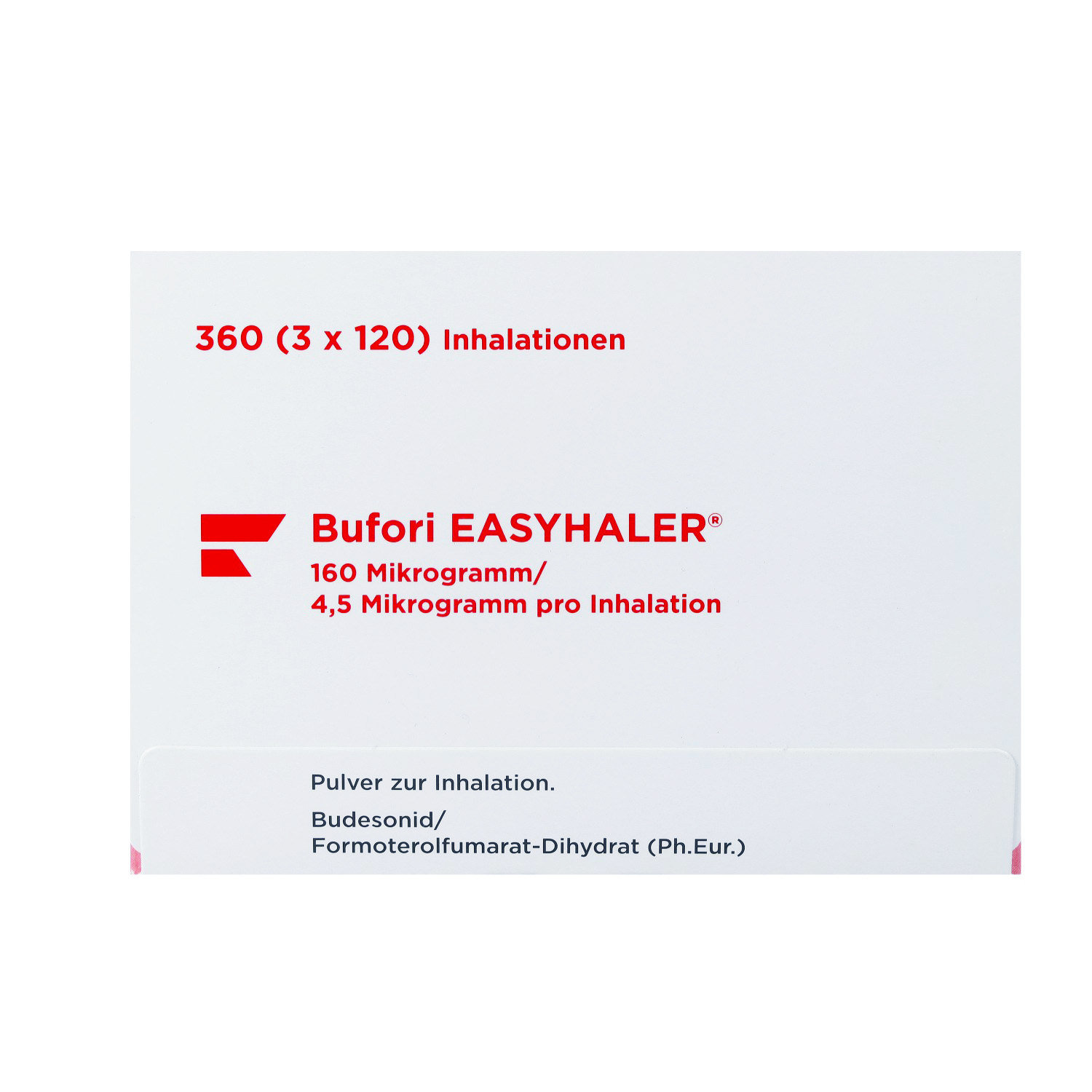 BUFORI Easyhaler 160/4,5 μg/Dosis 3x120 ED