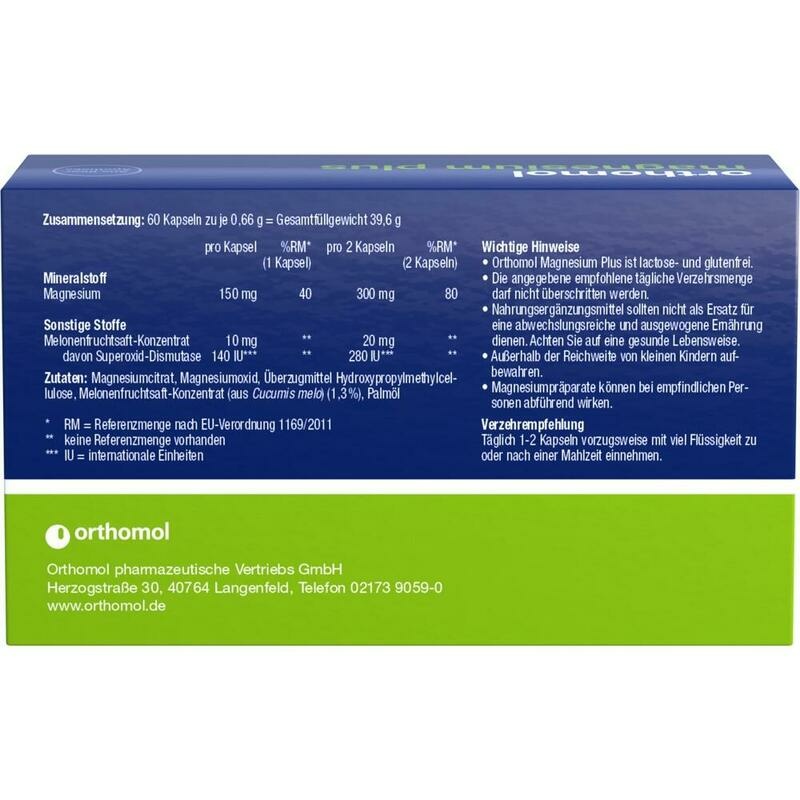ORTHOMOL Magnesium Plus Kapseln