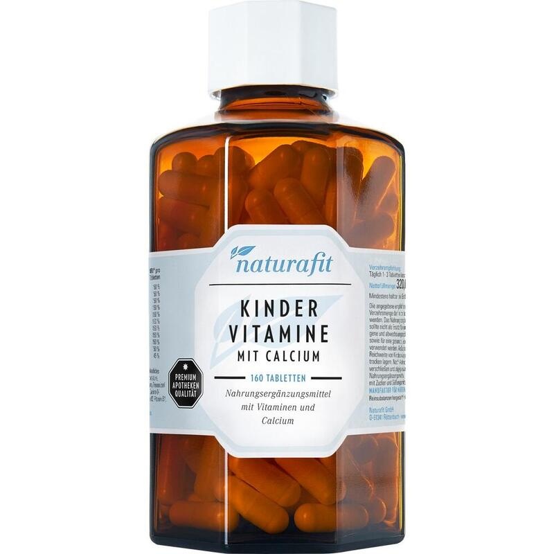 NATURAFIT Kindervitamine m.Calcium Lutschtabletten