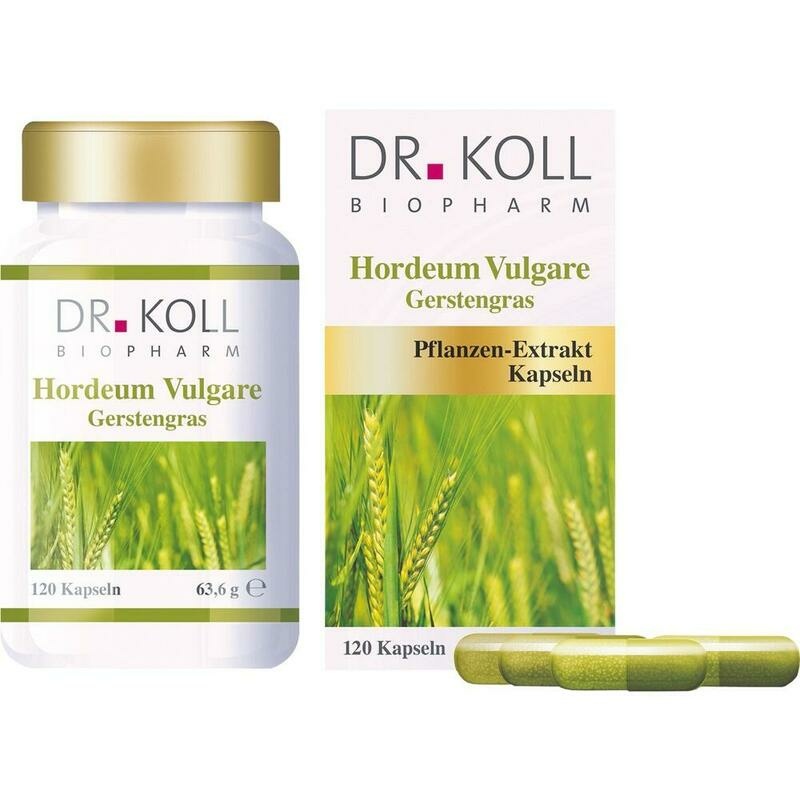 GERSTENGRAS HORDEUM vulgare Kapseln