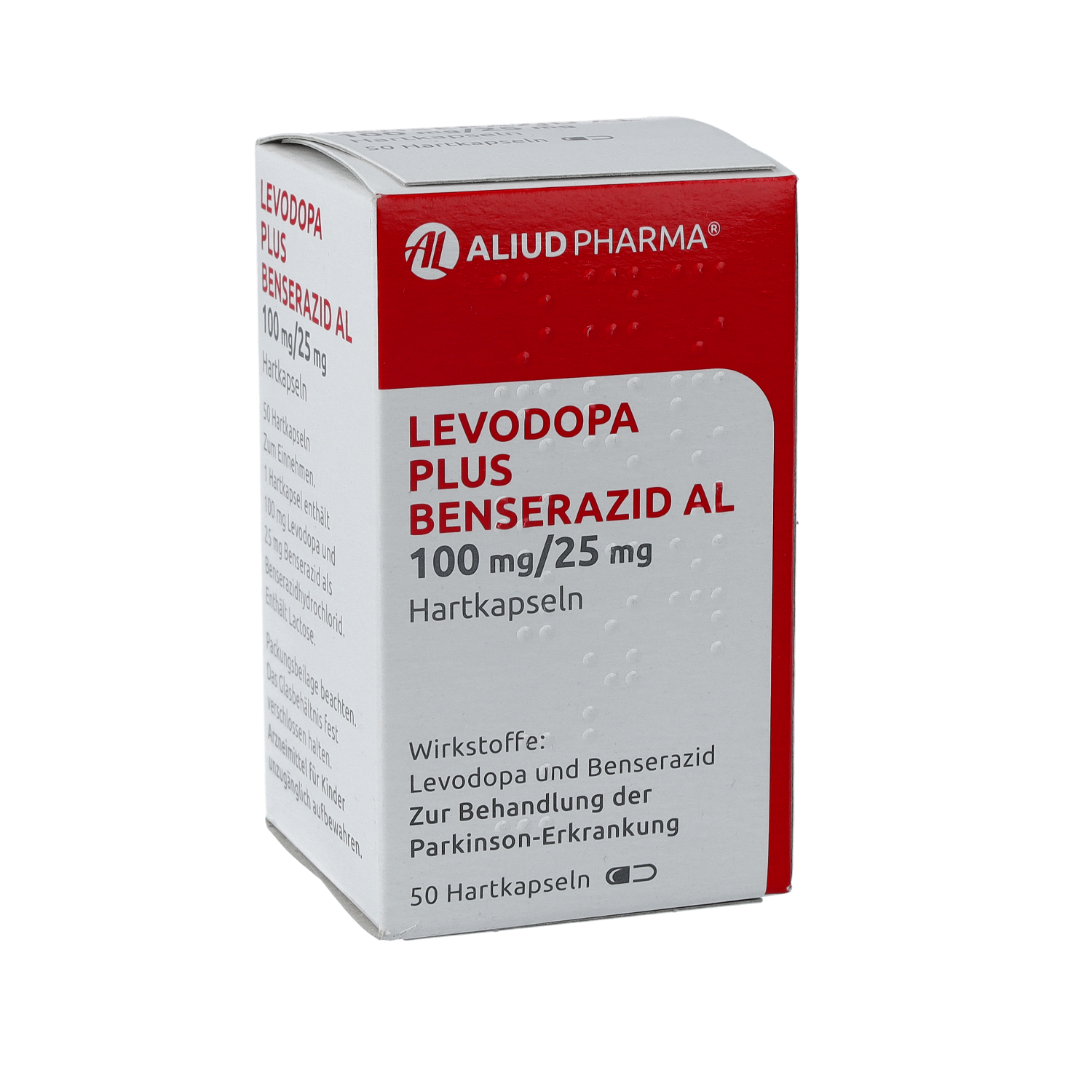 LEVODOPA plus Benserazid AL 100 mg/25 mg Hartkaps.
