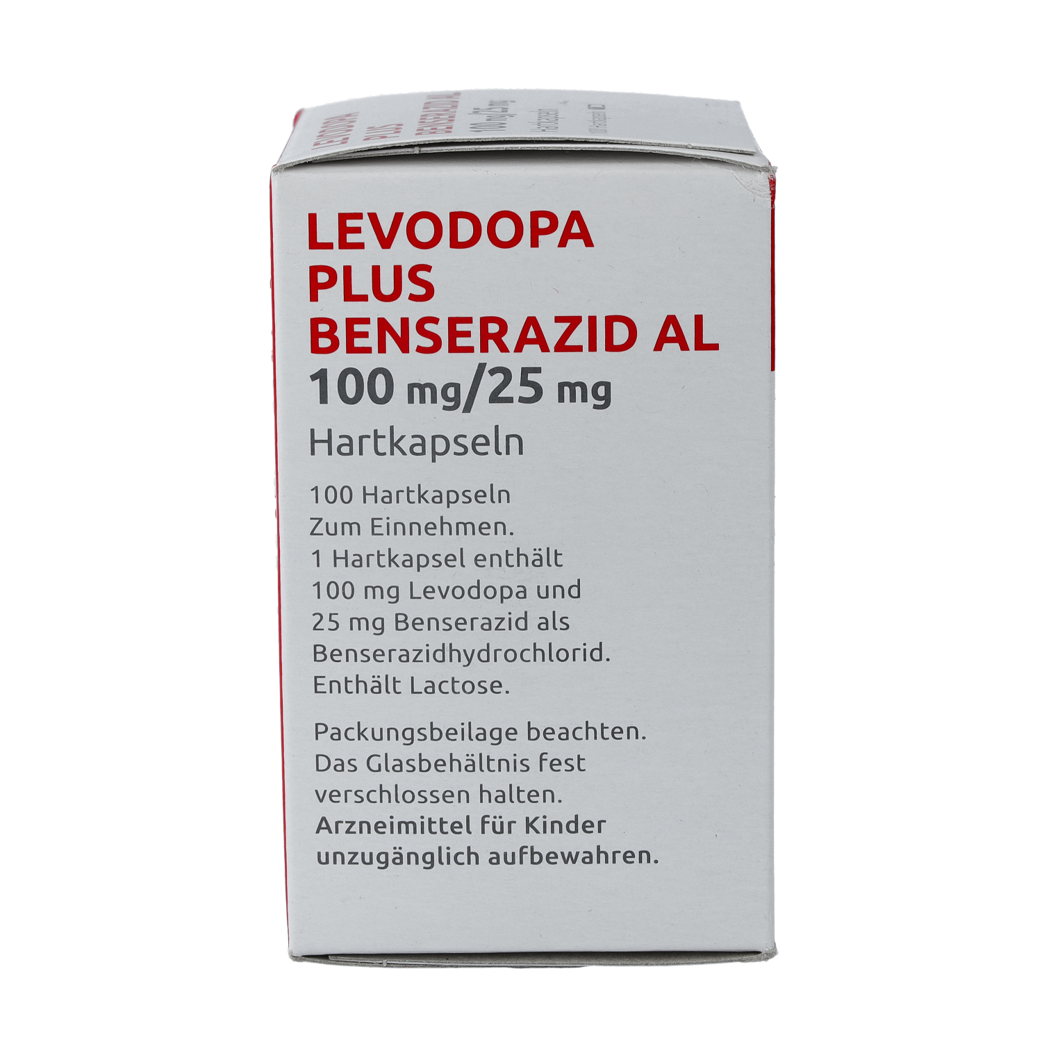 LEVODOPA plus Benserazid AL 100 mg/25 mg Hartkaps.