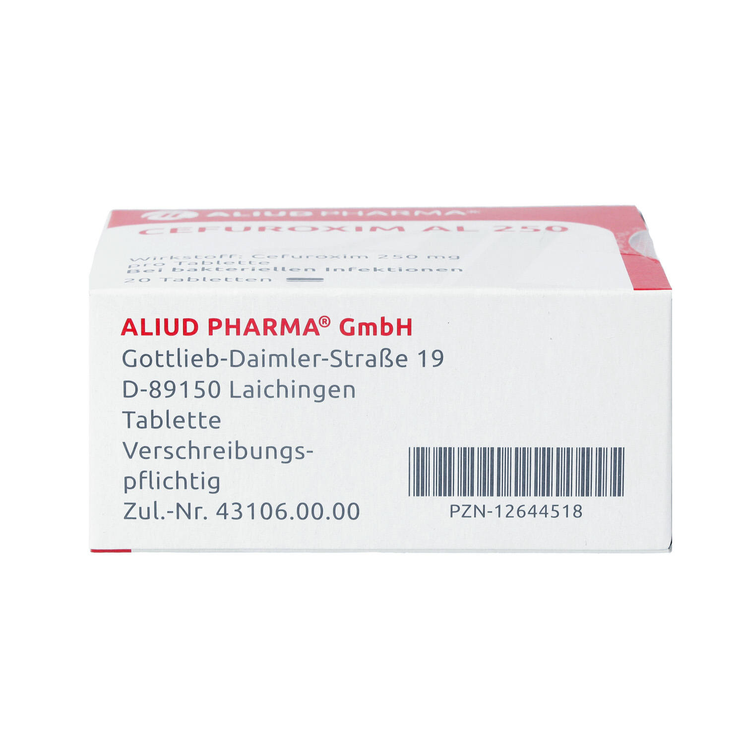 CEFUROXIM AL 250 Tabletten