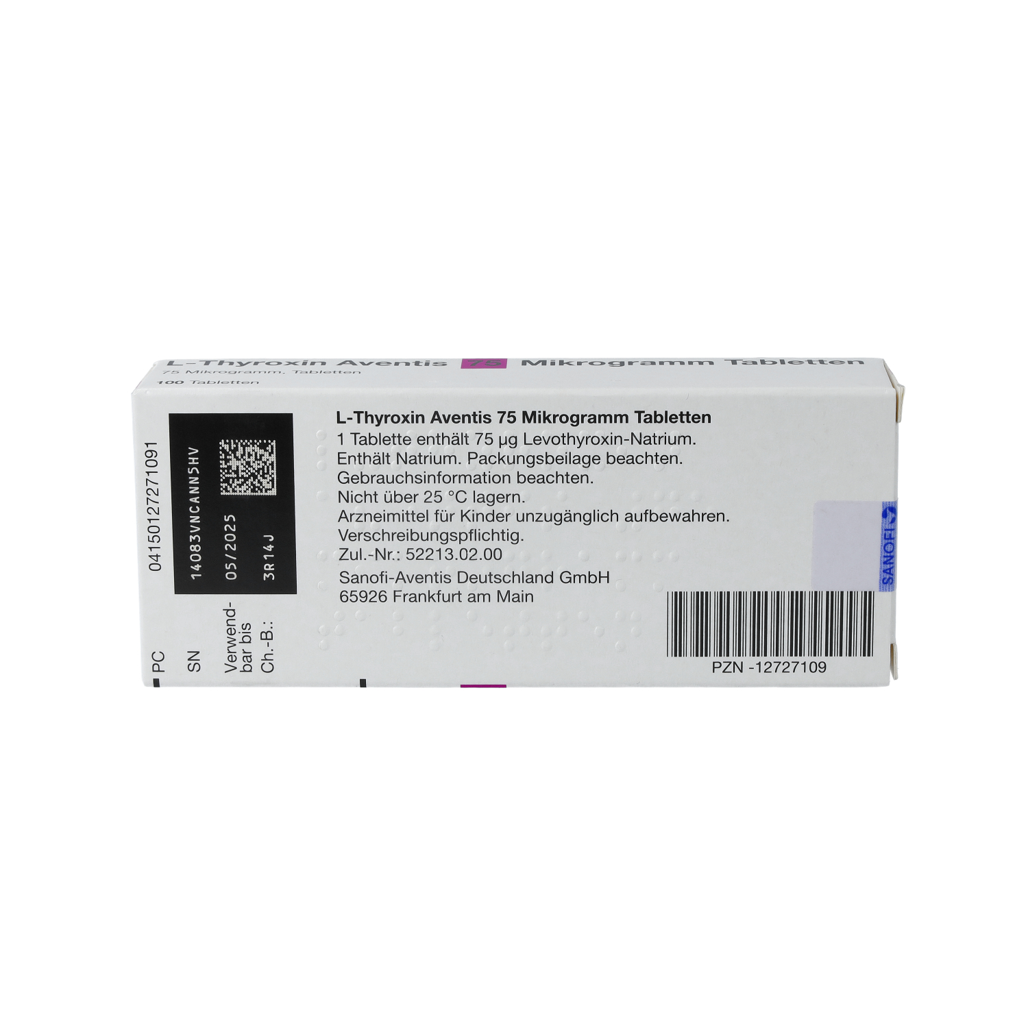 L-THYROXIN Aventis 75 μg Tabletten
