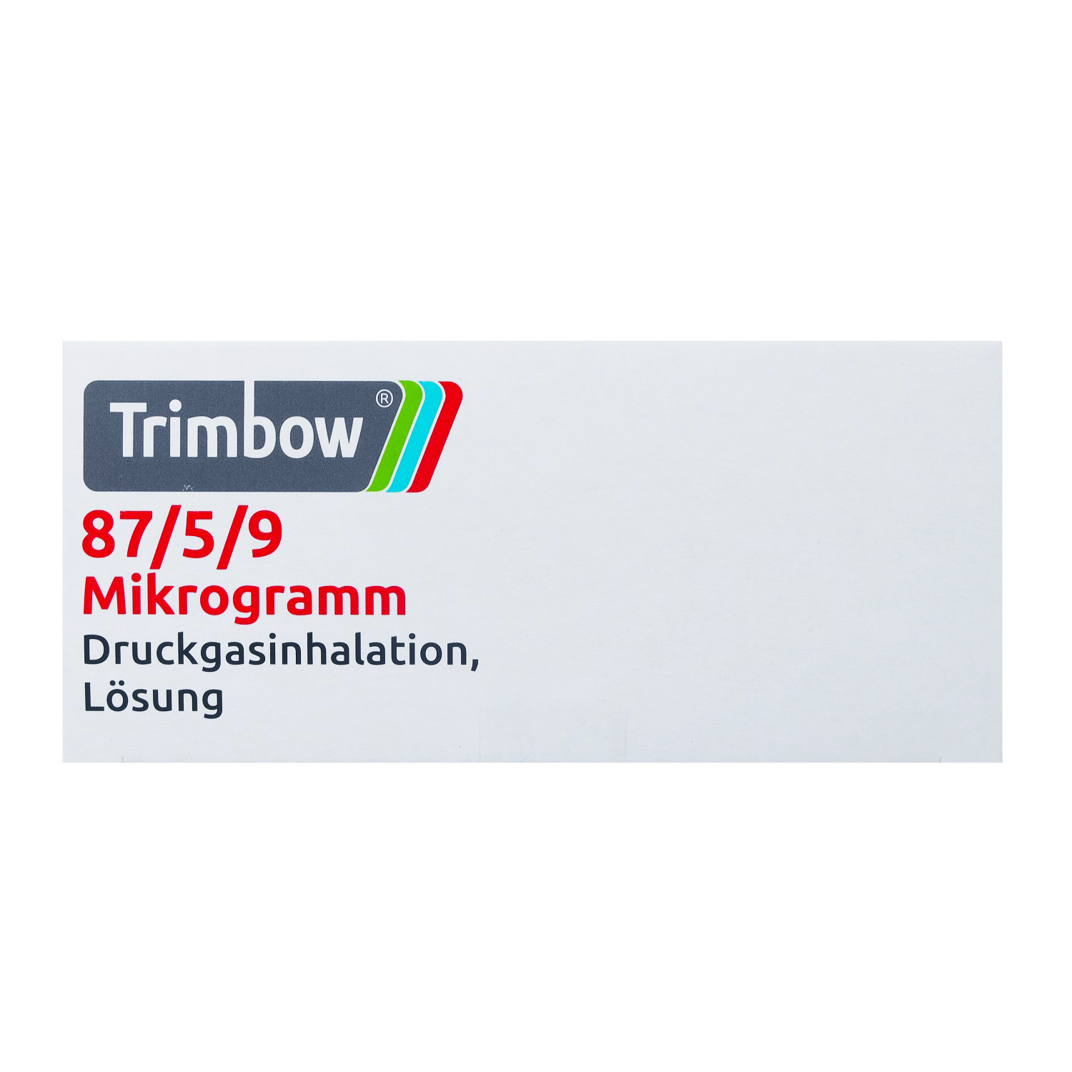 TRIMBOW 87 μg/5 μg/9 μg 120 Hub Druckgasinhalation