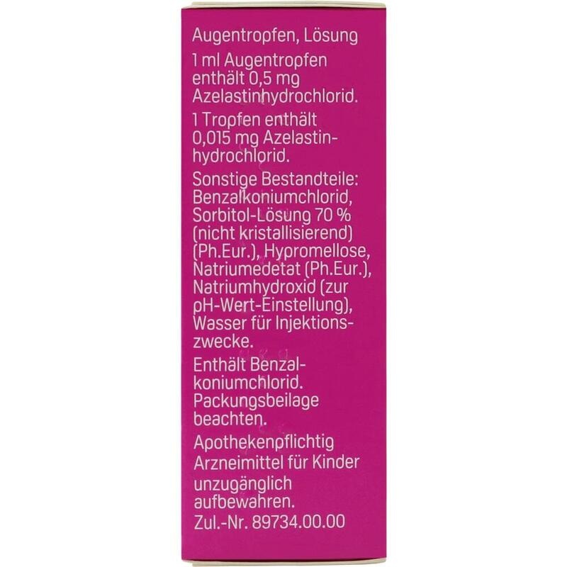 VIVIDRIN Azelastin 0,5 mg/ml Augentropfen