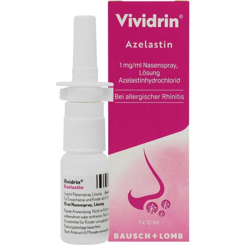 VIVIDRIN Azelastin 1 mg/ml Nasenspray Lösung