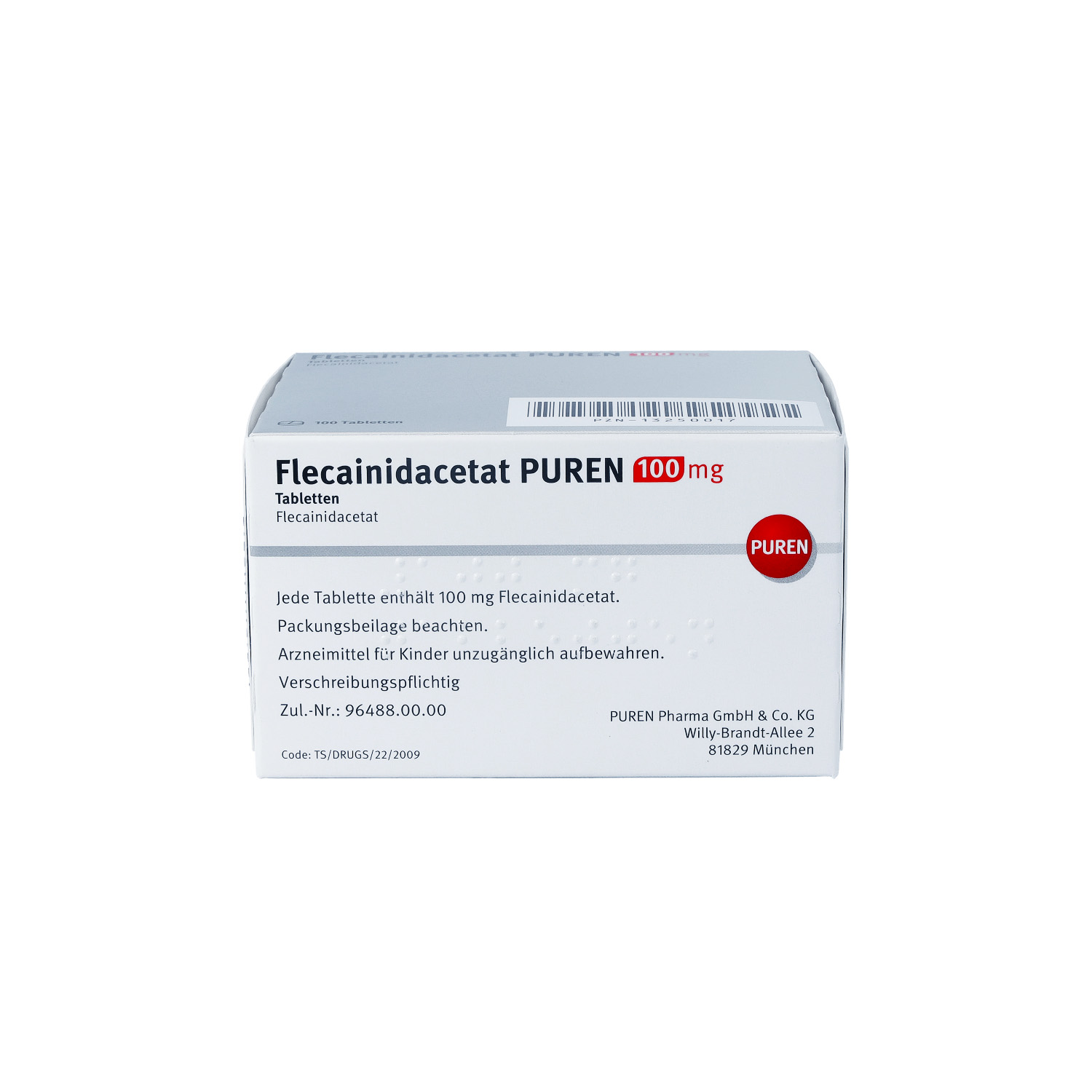FLECAINIDACETAT PUREN 100 mg Tabletten