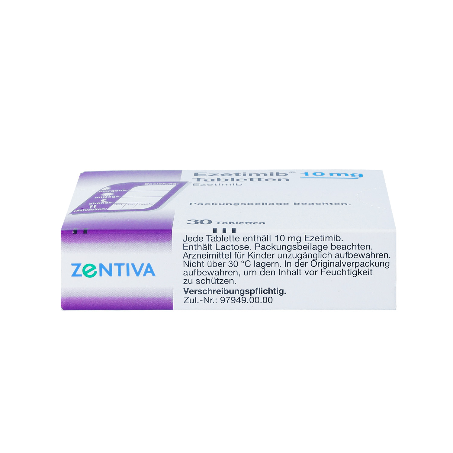 EZETIMIB Zentiva 10 mg Tabletten