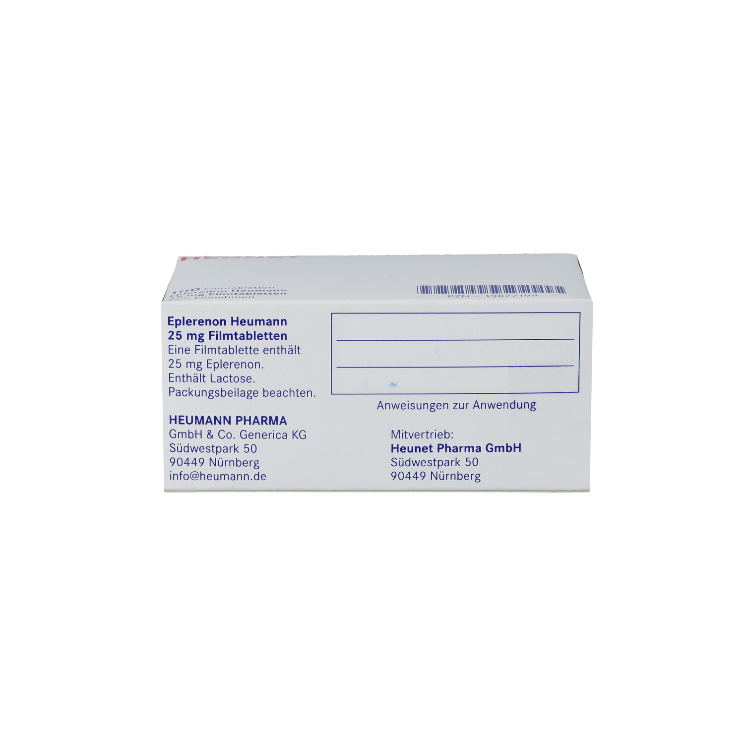 EPLERENON Heumann 25 mg Filmtabletten Heunet
