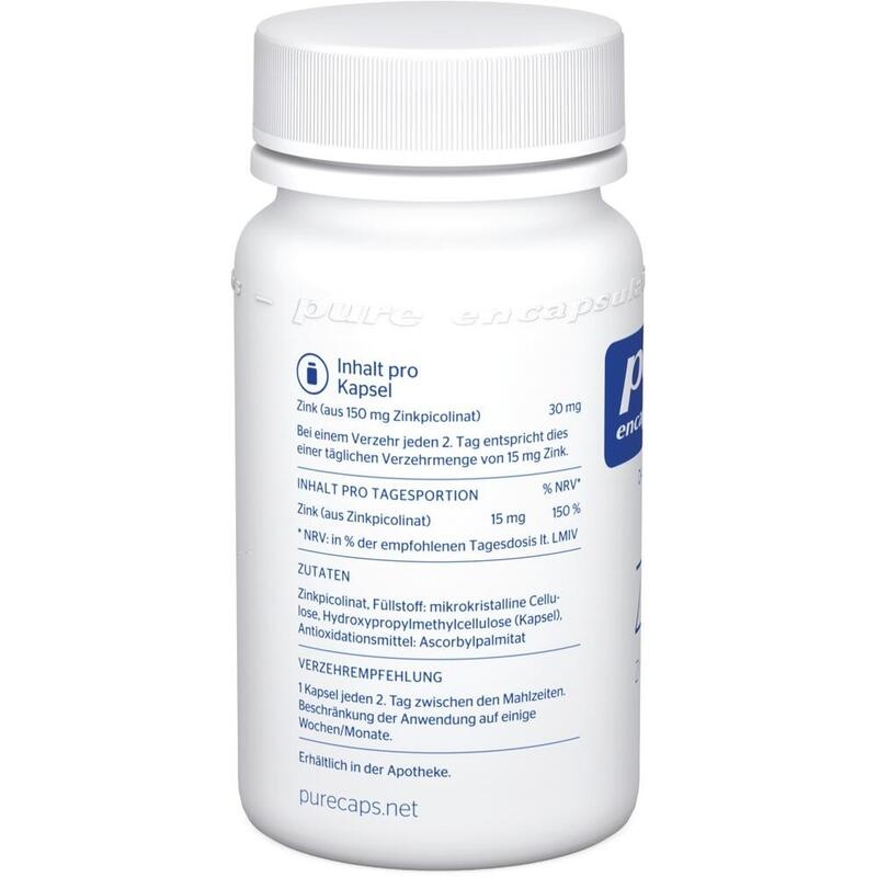 PURE ENCAPSULATIONS Zink Zinkpicolinat Kapseln
