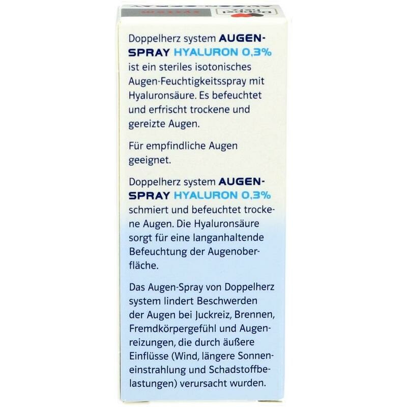 DOPPELHERZ Augen-Spray Hyaluron 0,3% system