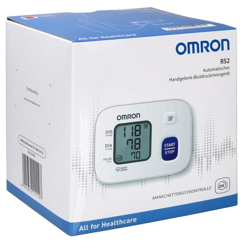 OMRON RS2 Handgelenk Blutdruckmessgerät HEM-6161-D