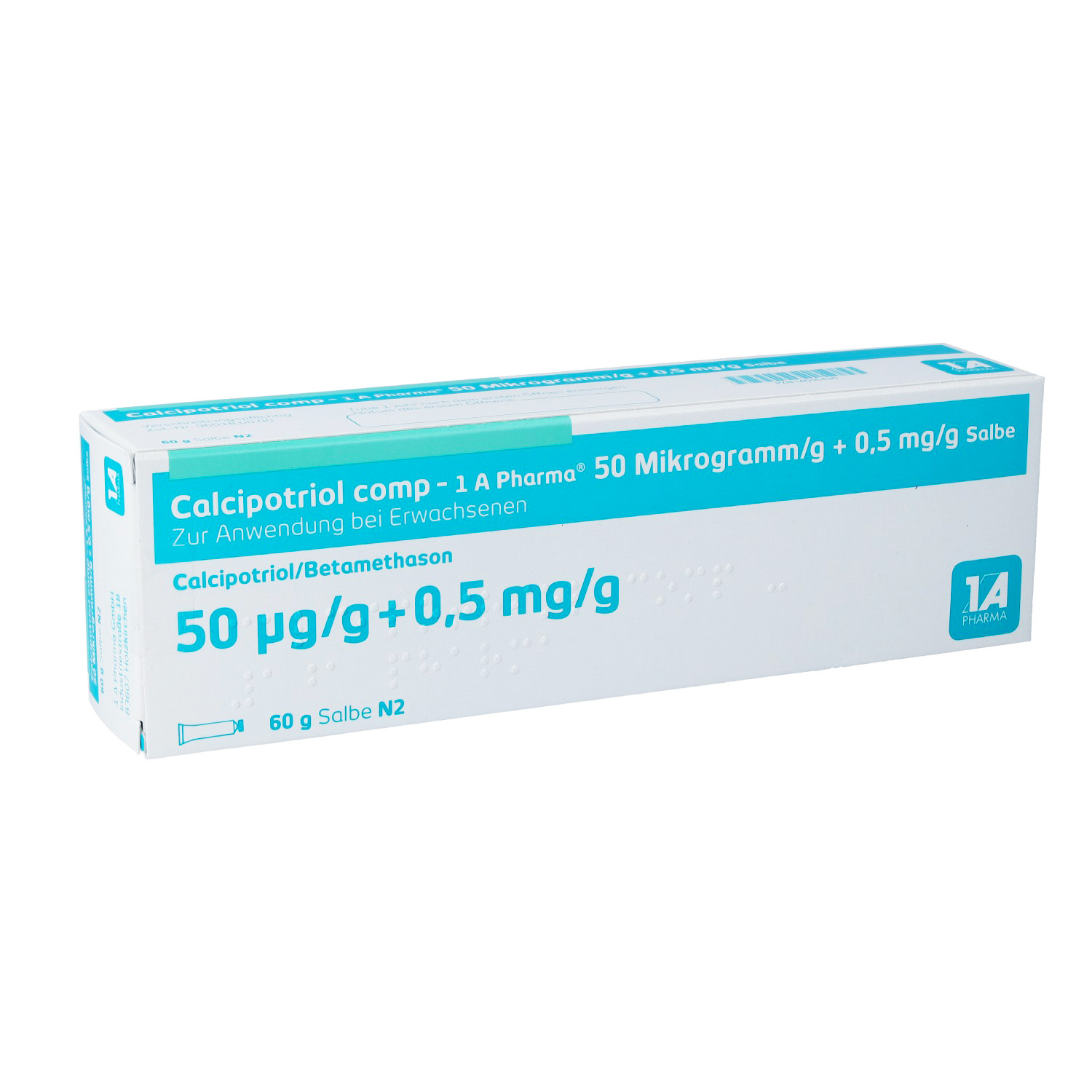 CALCIPOTRIOL comp-1A Pharma 50 μg/g+0,5 mg/g Salbe