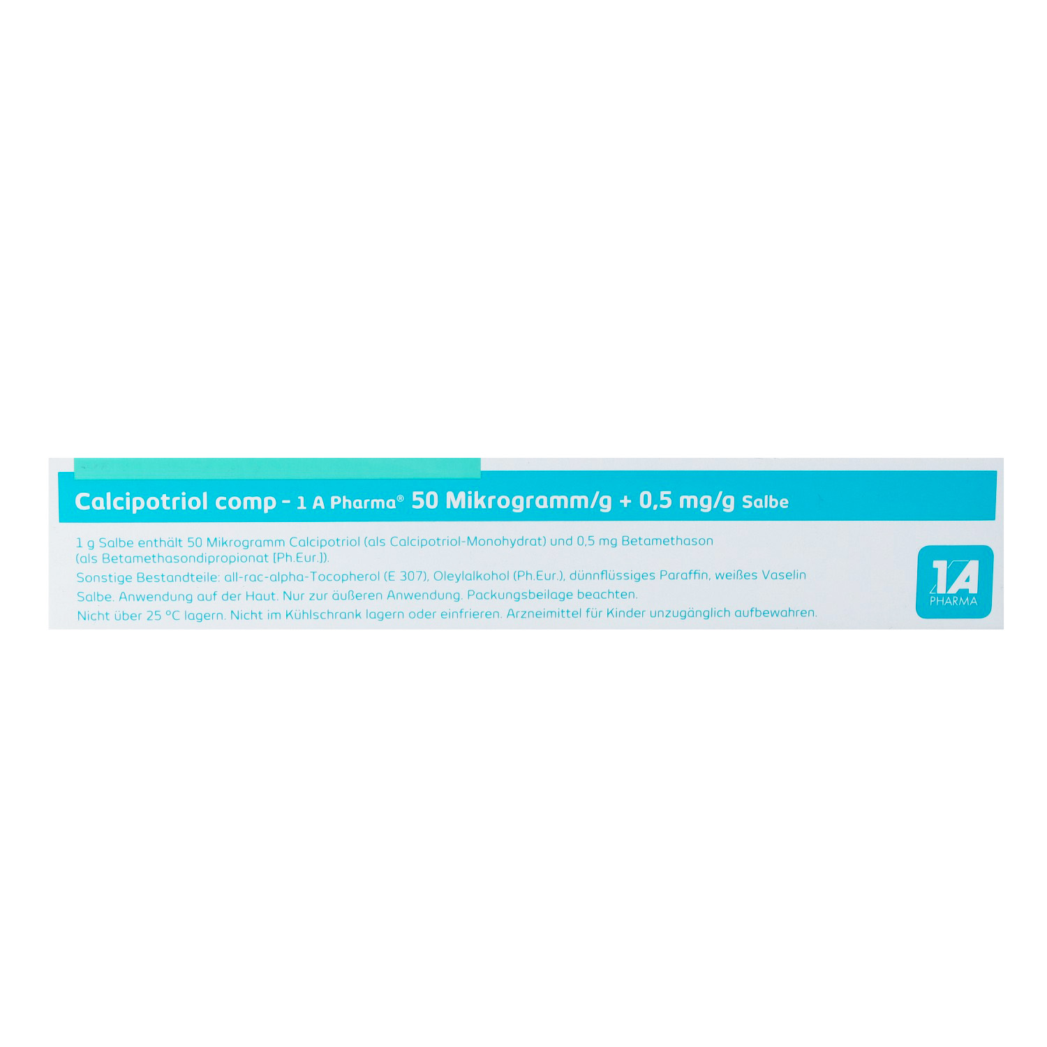 CALCIPOTRIOL comp-1A Pharma 50 μg/g+0,5 mg/g Salbe