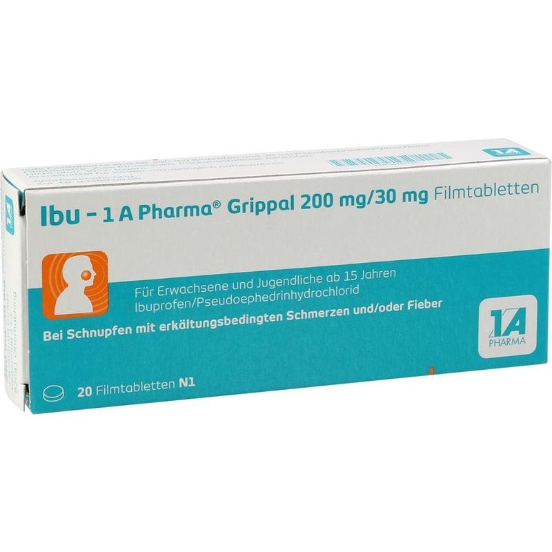 IBU-1A Pharma Grippal 200 mg/30 mg Filmtabletten